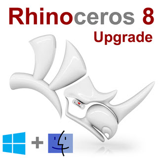 Rhinoceros 8.0 UPGRADE for WINDOWS/MAC (395,00 € + iva)